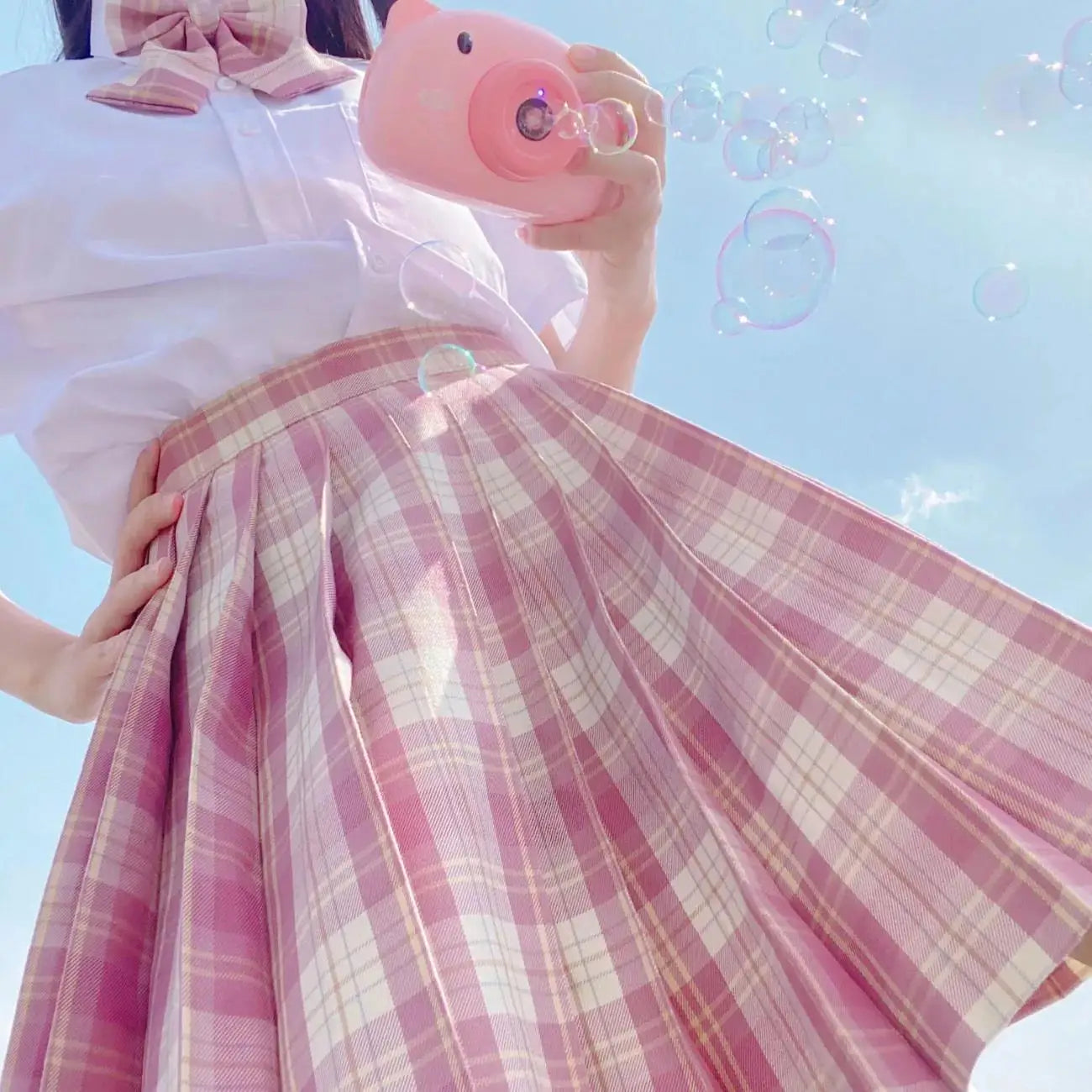 Harajuku Plaid Pleated Skirt