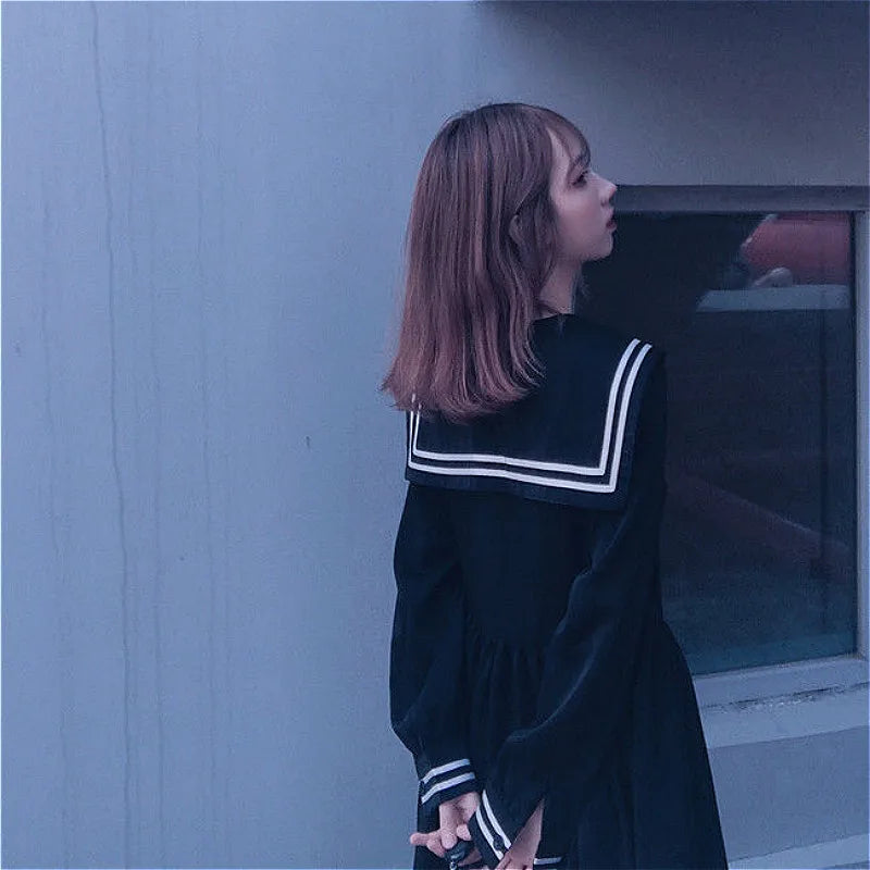 Japanese Loose Bow Dress
