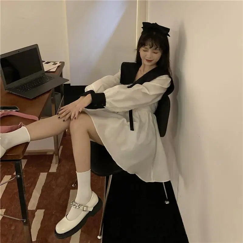 Sailor Collared Dress