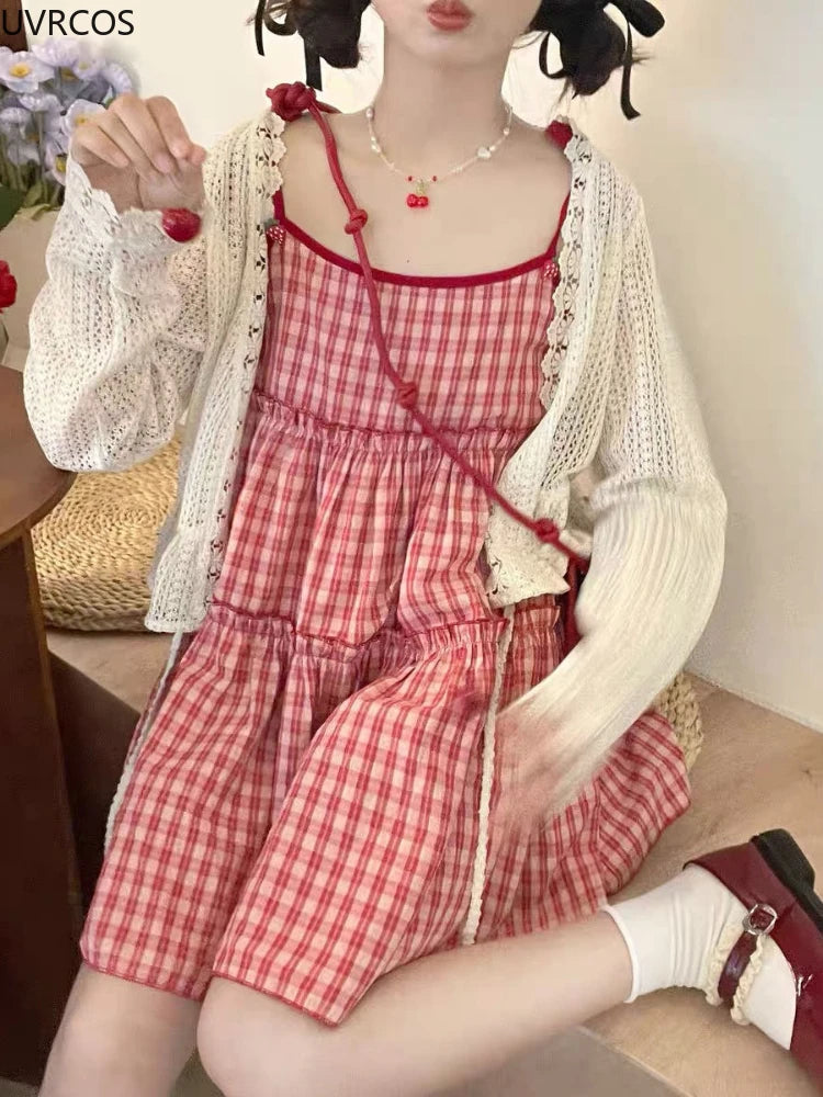 Sweet Plaid Dress