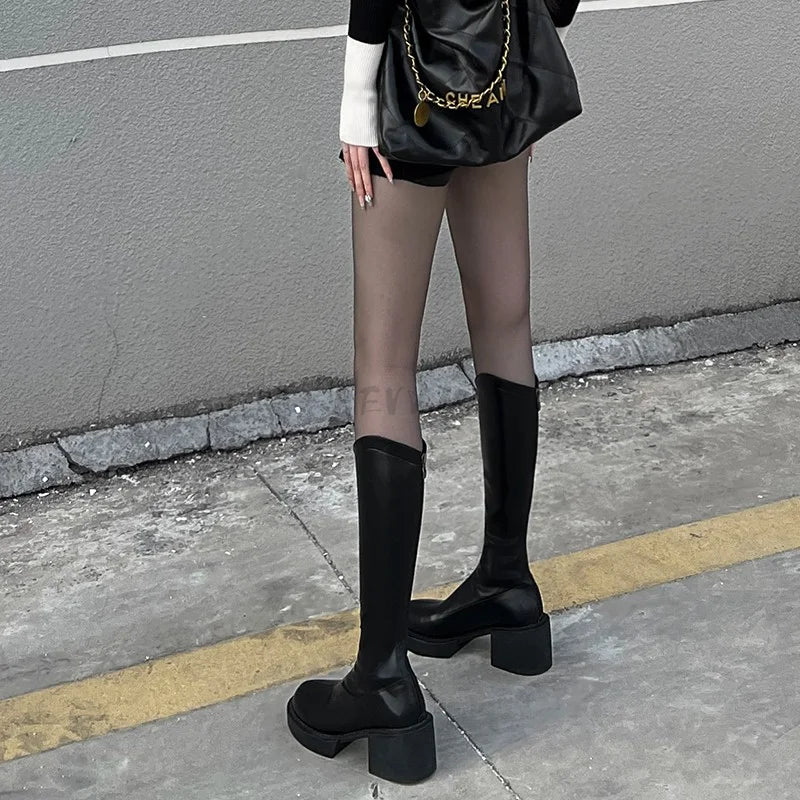 Tight Below the Knee Boots