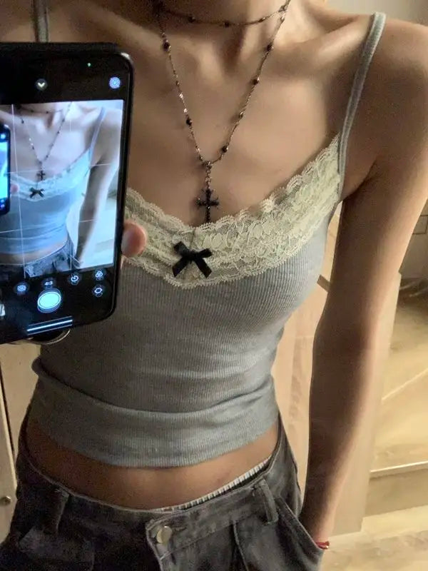 Vintage Style Cropped Tank