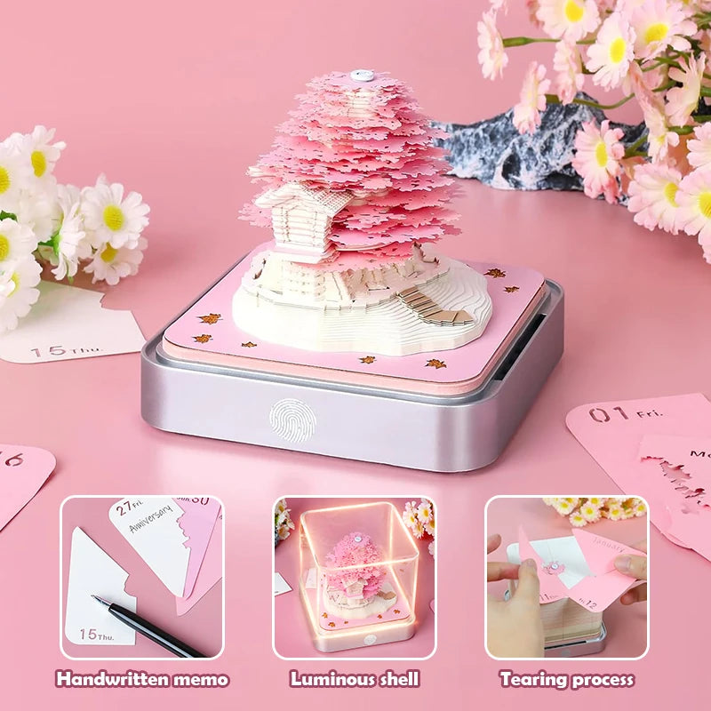 Cherry Blossom 3D Calendar