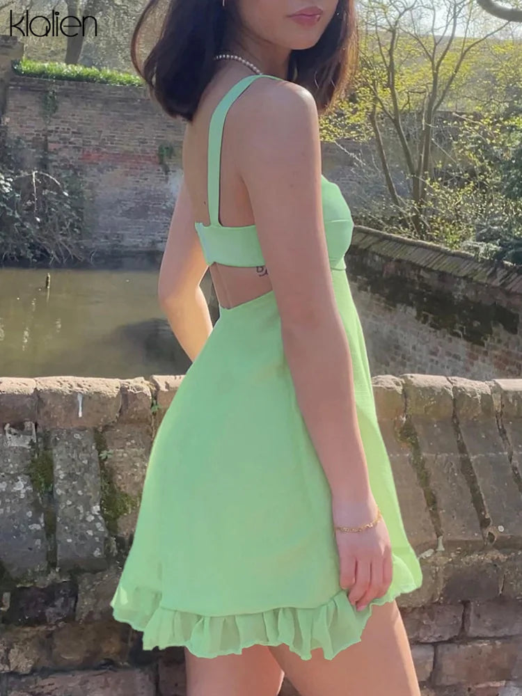 Spring Green Dress