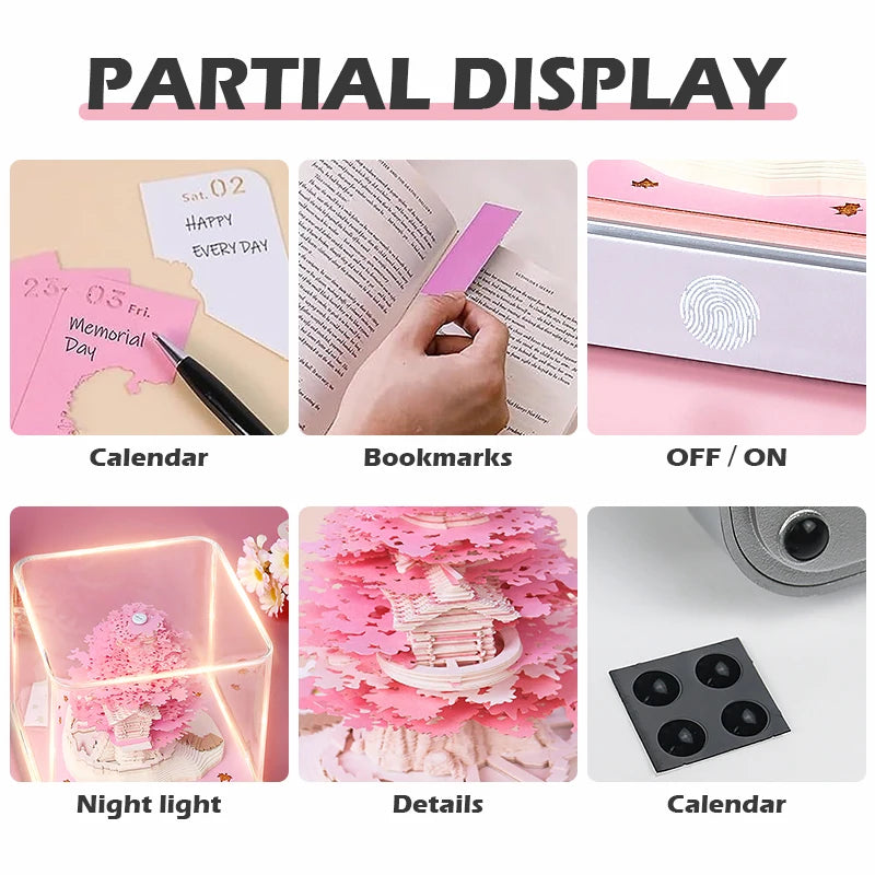 Cherry Blossom 3D Calendar