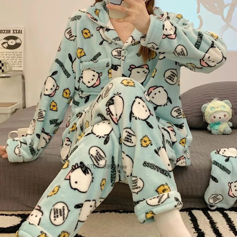 Plush Sanrio Pajama Set
