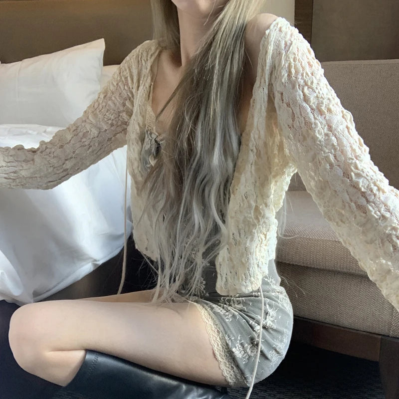 Lace Tied Minidress