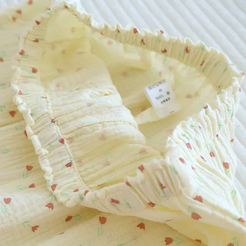 Cotton Flower Pants