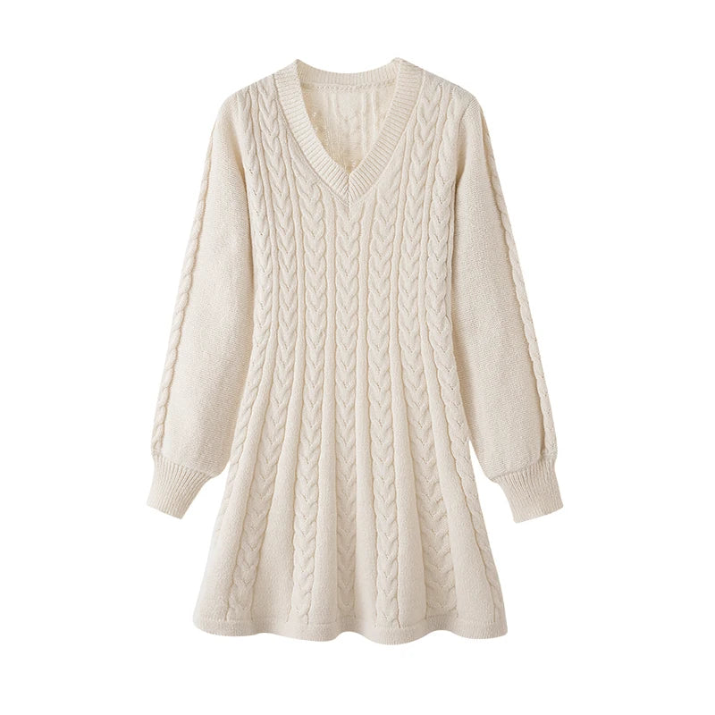 Knitted A-Line Dress