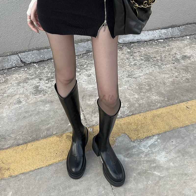 Tight Below the Knee Boots