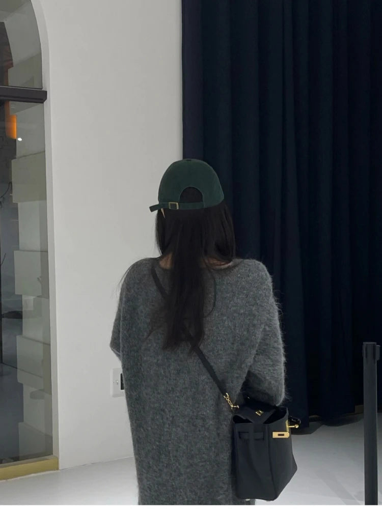 Full-Length Sweater Dress