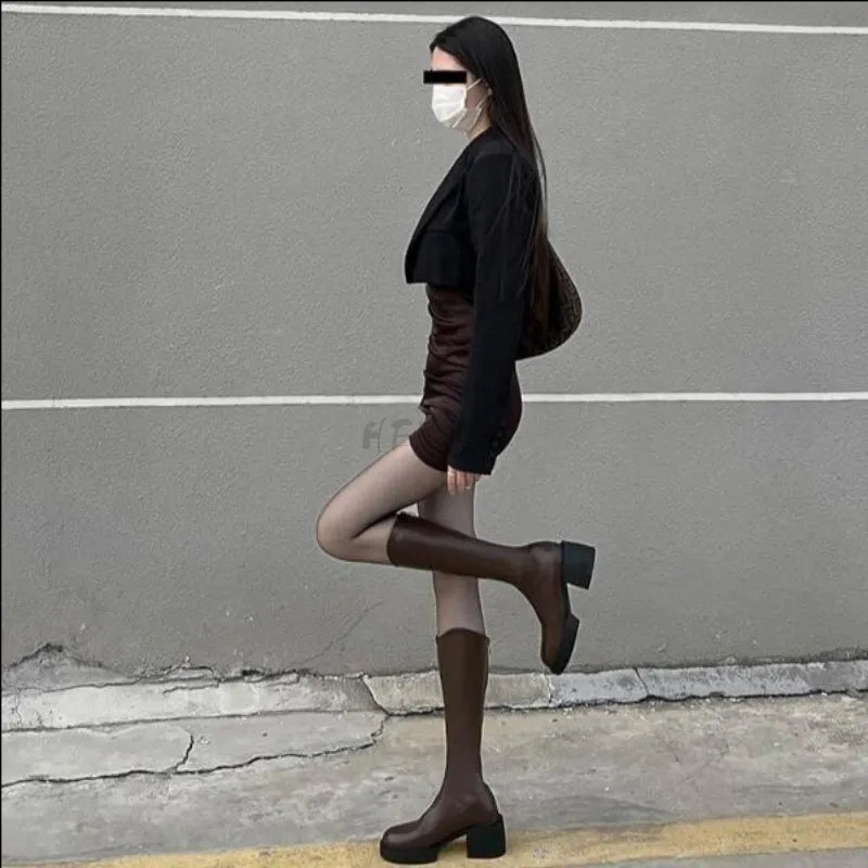 Tight Below the Knee Boots