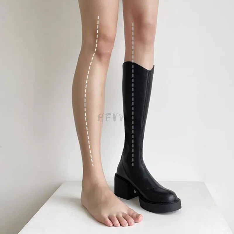 Tight Below the Knee Boots