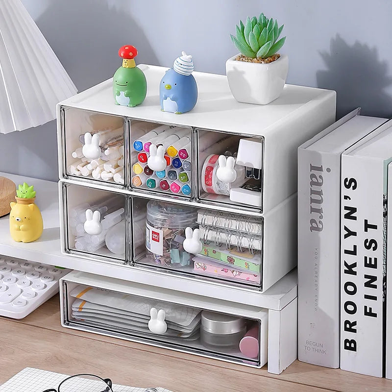 Stackable Bunny Desk Organizer