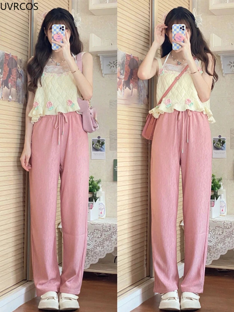 Knitted Sakura Tank Top