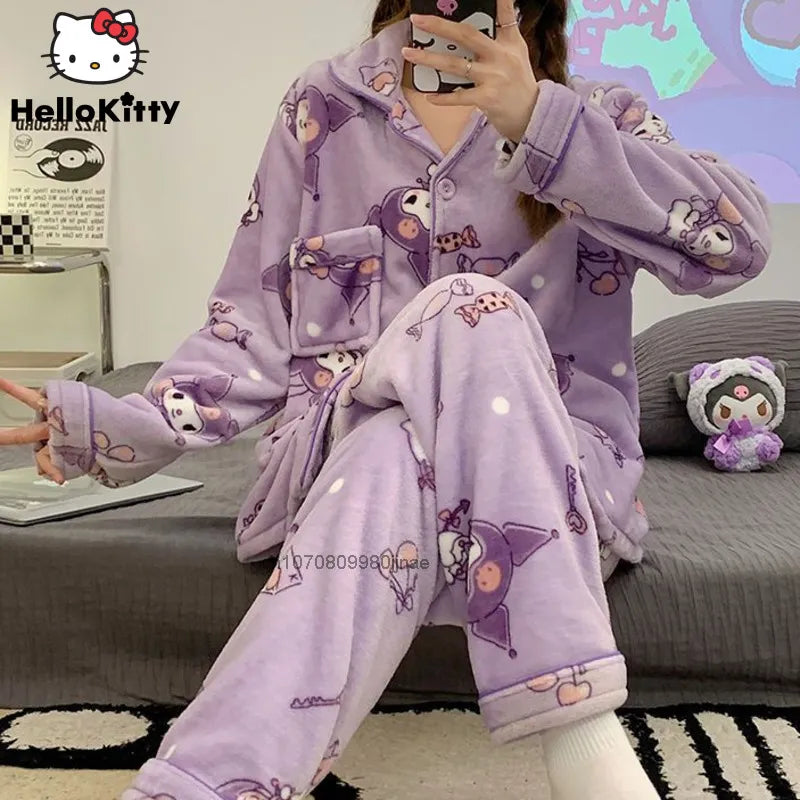 Plush Sanrio Pajama Set