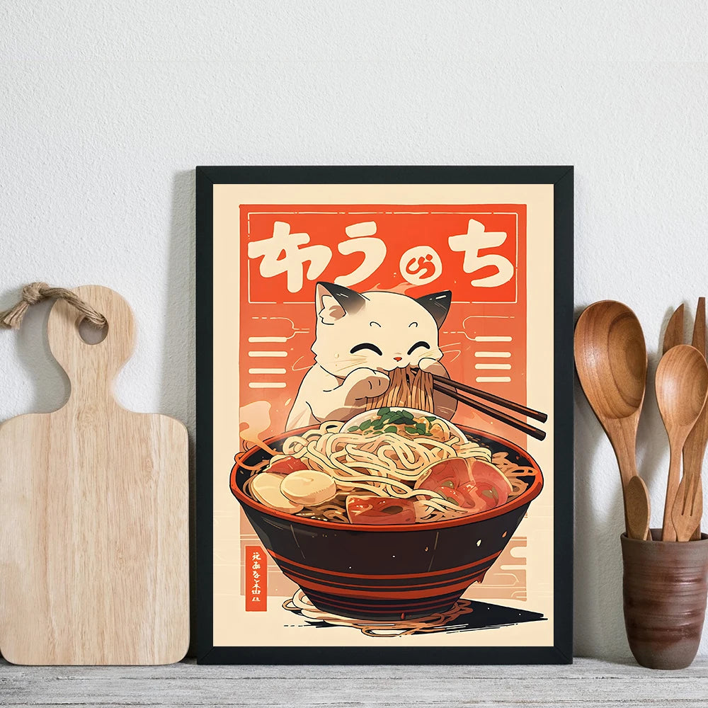 Kitty Ramen Posters