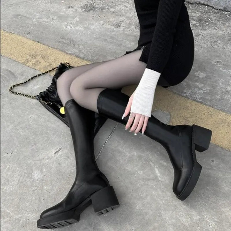 Tight Below the Knee Boots