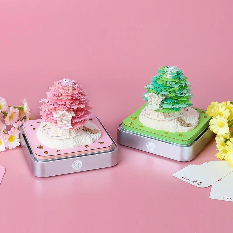 Cherry Blossom 3D Calendar