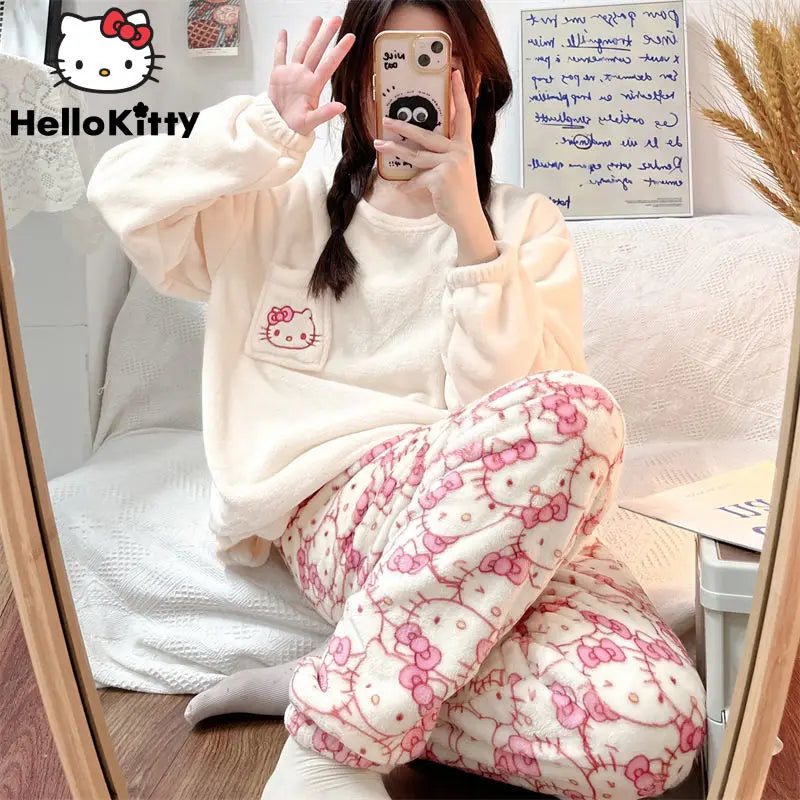 Hello Kitty Plush Pajamas