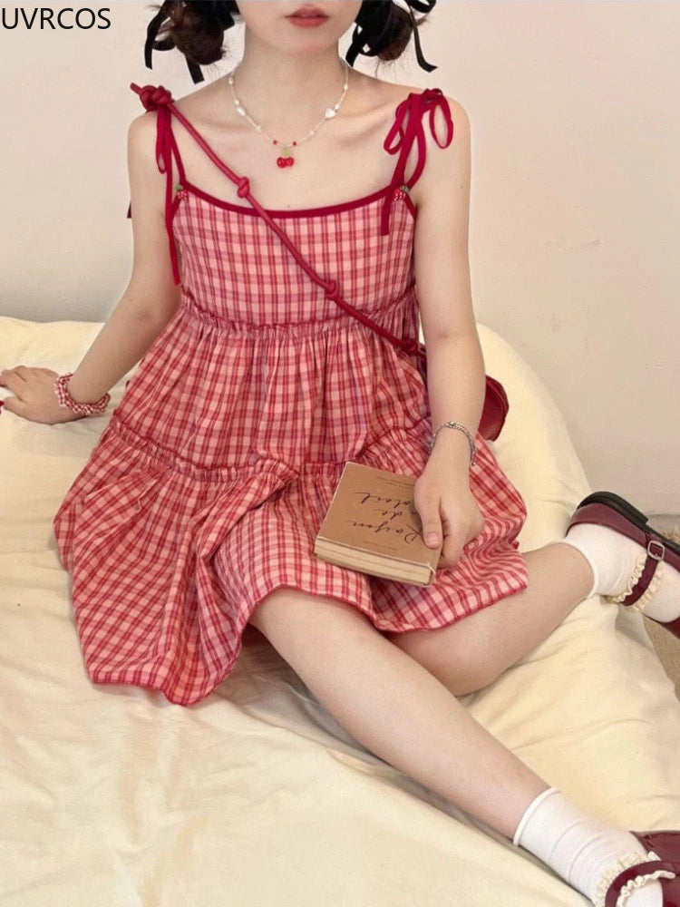 Sweet Plaid Dress