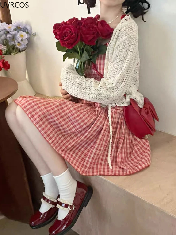Sweet Plaid Dress