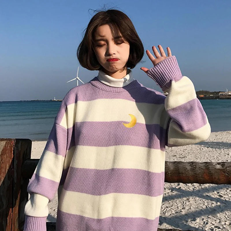 Sailor Moon Striped Sweater