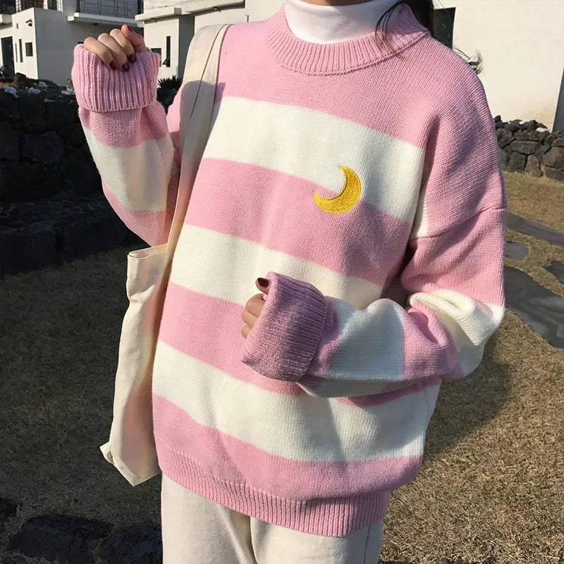 Sailor Moon Striped Sweater