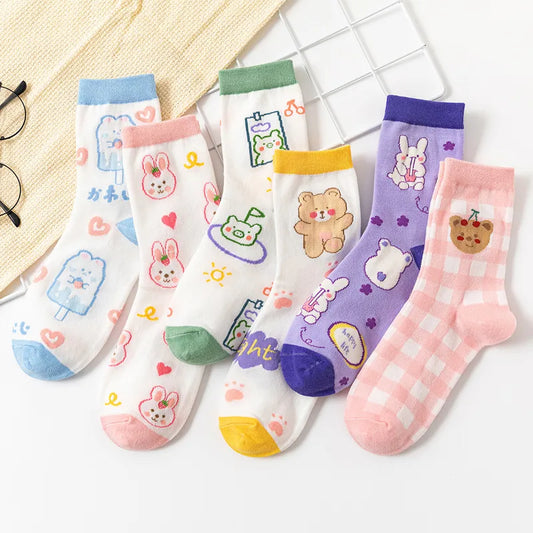 Korean Character Socks