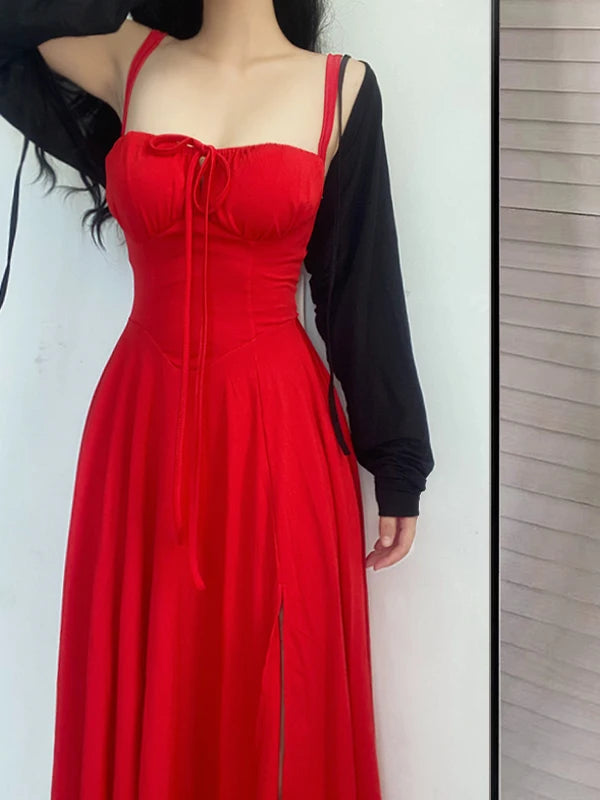 Low Cut Long Dress
