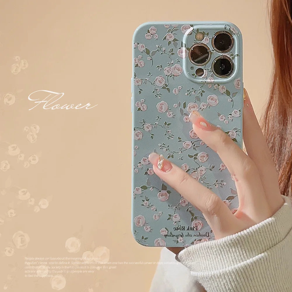 Korean Floral iPhone Case