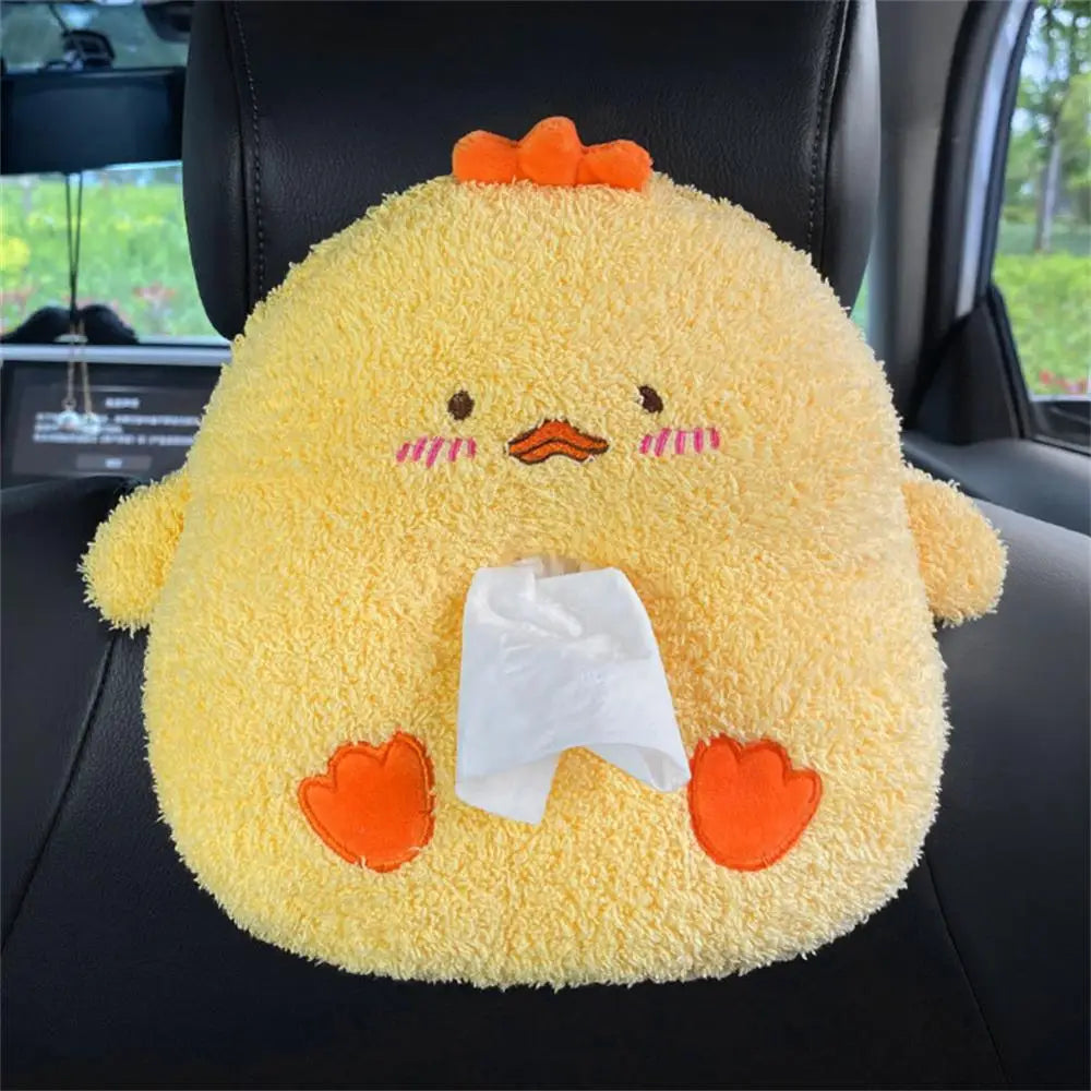Plush Animal Tissue Box for Car