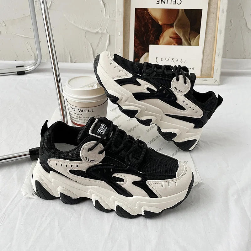 Korean Style Platform Tennis Shoes