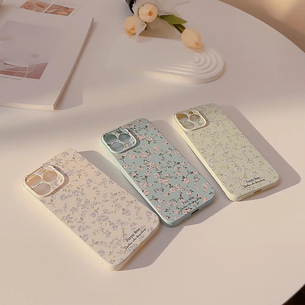 Korean Floral iPhone Case