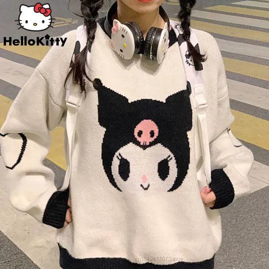 Kuromi Knitted Sweater