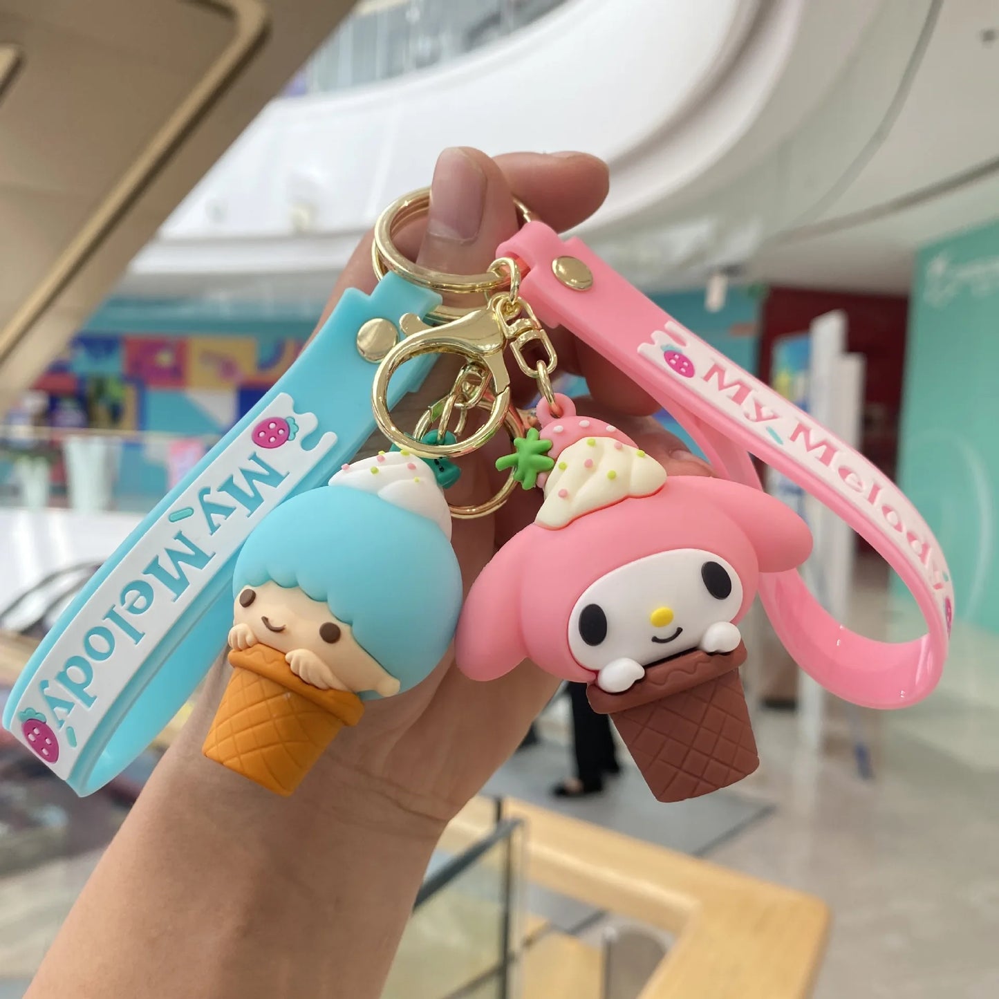 Sanrio Ice Cream Keychains