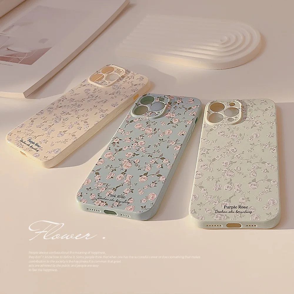 Korean Floral iPhone Case