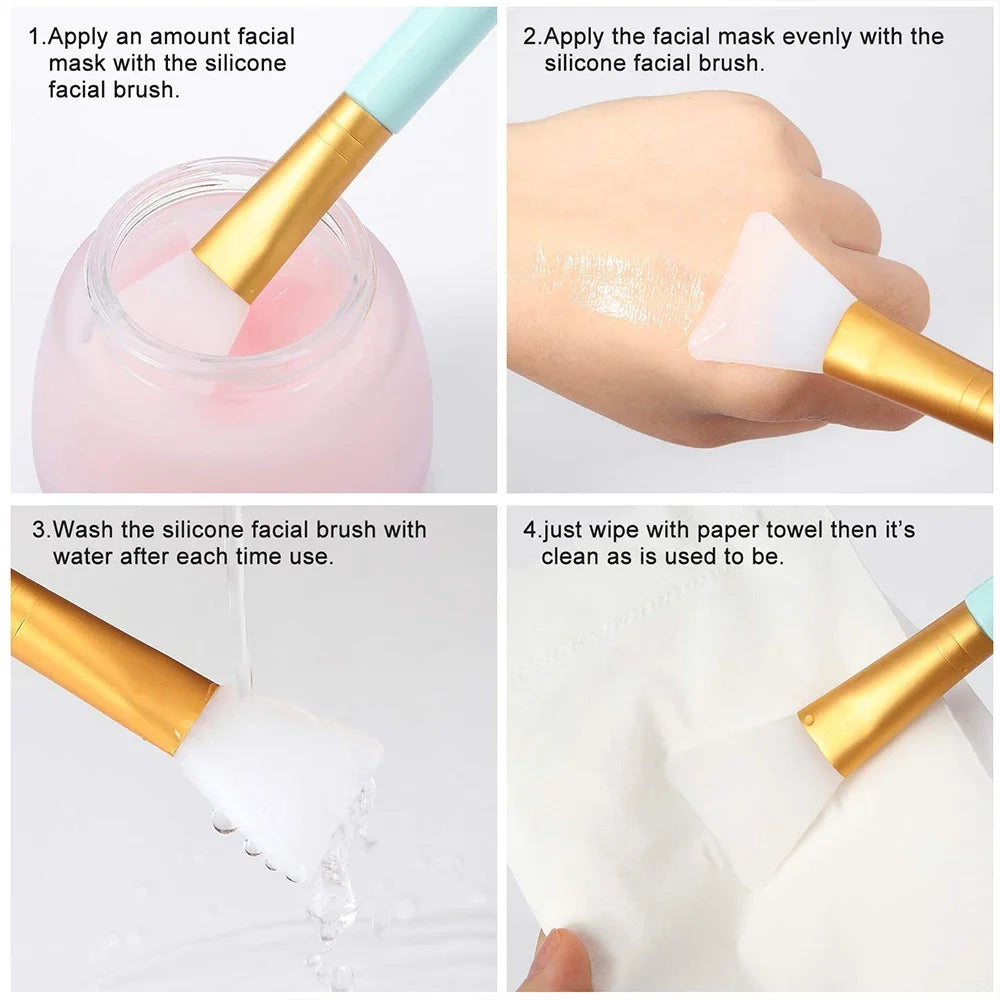 Pastel Face Mask Brushes