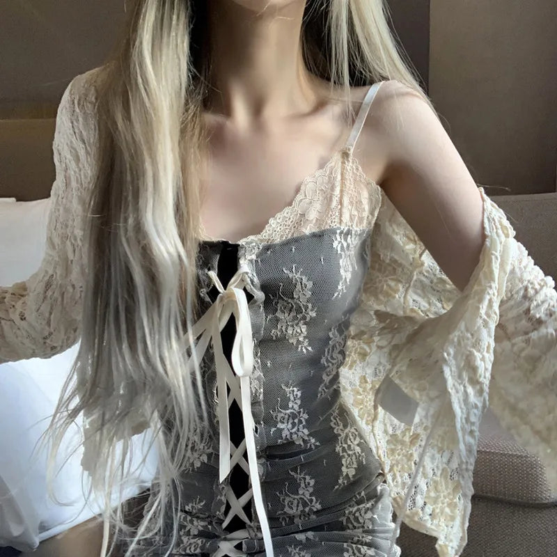 Lace Tied Minidress