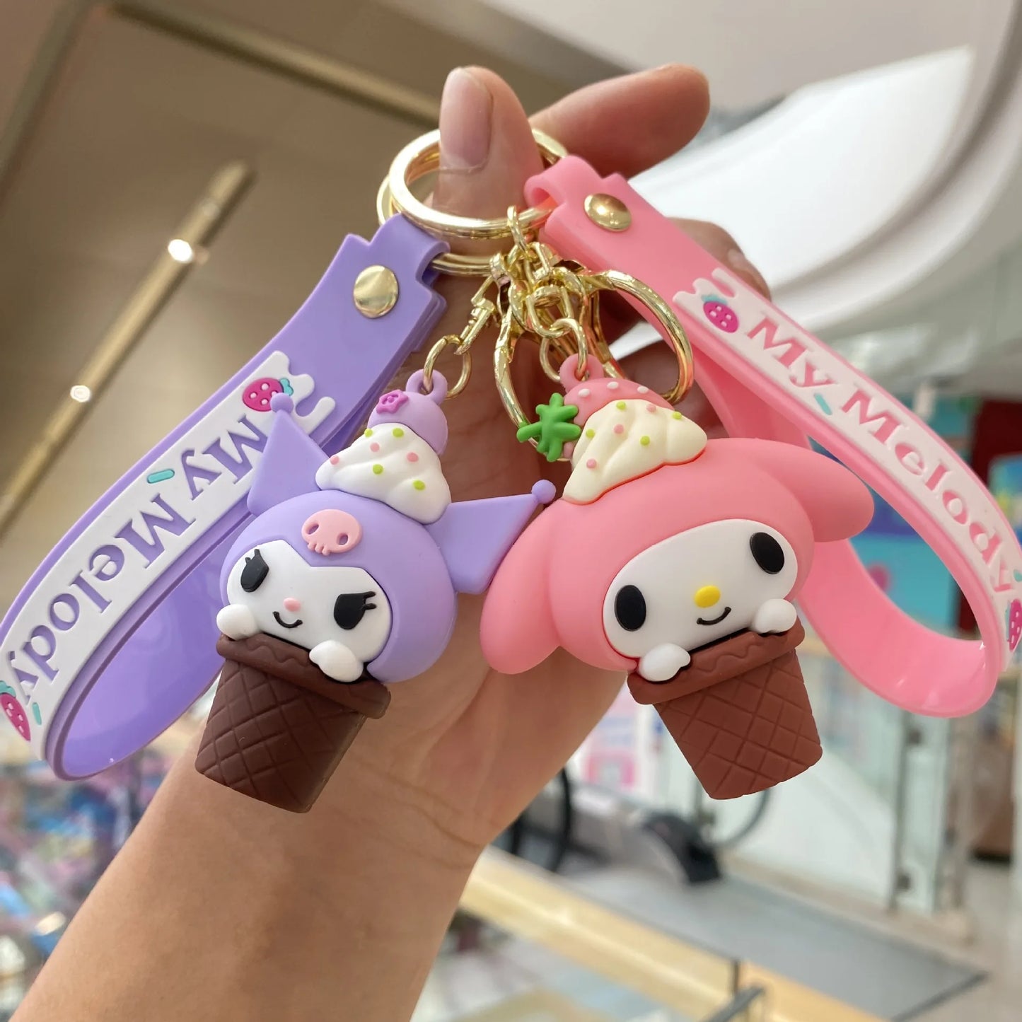 Sanrio Ice Cream Keychains