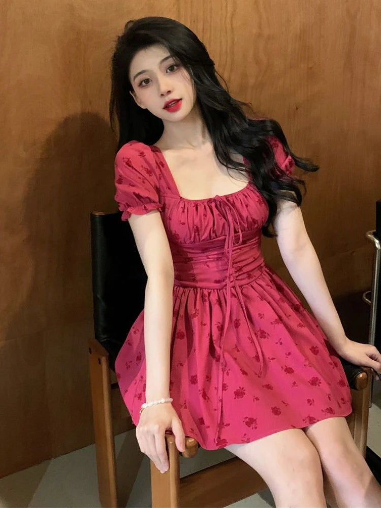 Puff Sleeve Minidress