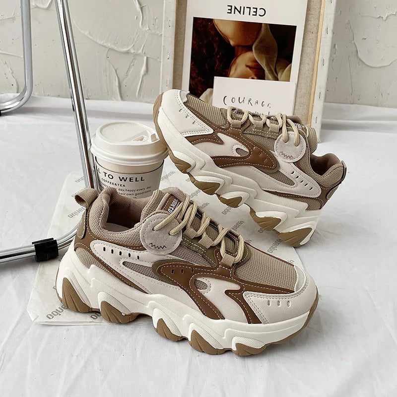 Korean Style Platform Tennis Shoes