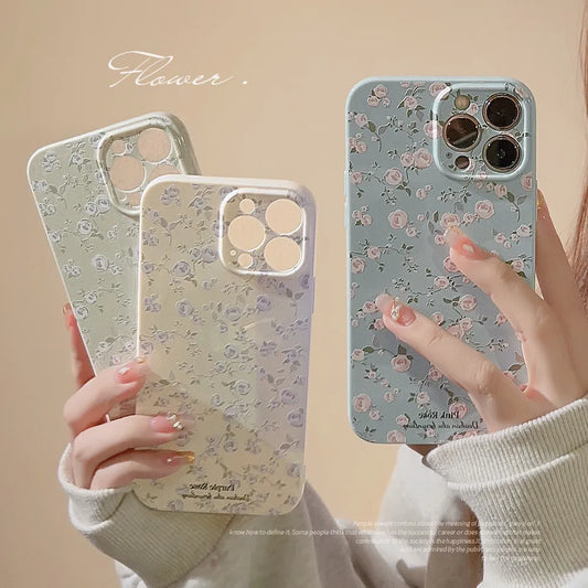 Korean Floral iPhone Case