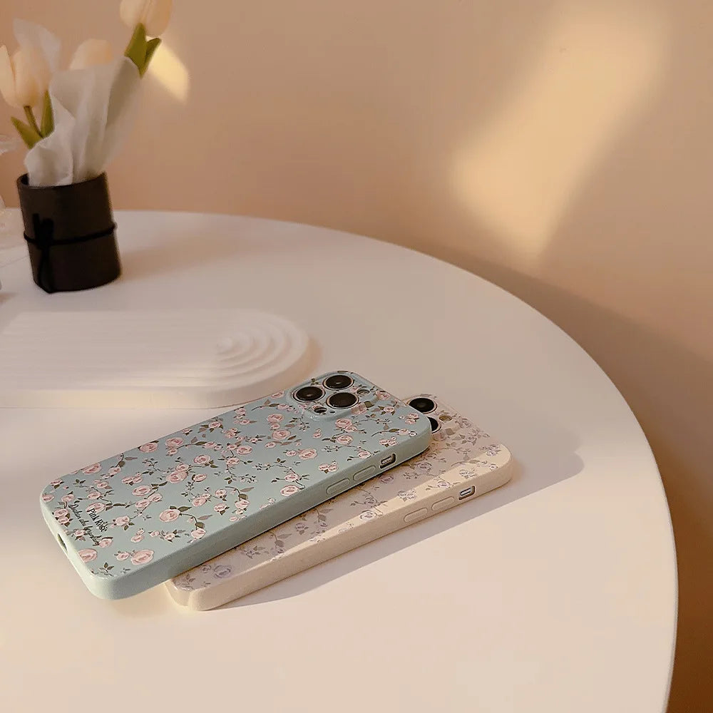 Korean Floral iPhone Case