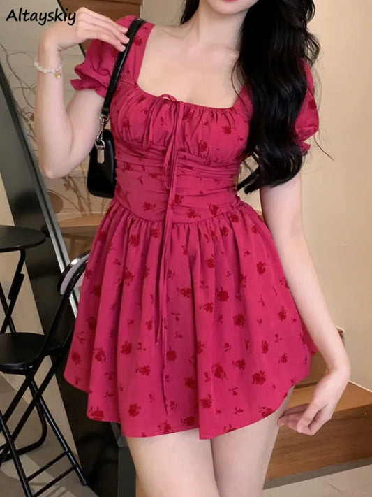 Puff Sleeve Minidress